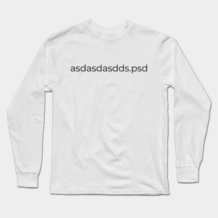 Graphic designer name Long Sleeve T-Shirt